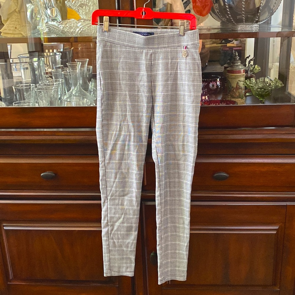 TOMMY HILFIGER gray, black, white skinny pant
